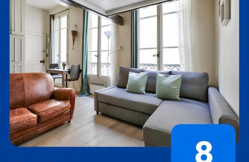 6th Arrondissement Apartment | Studio Mezzanine Quartier Luxembourg Free Netflix