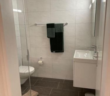 Raterschen Apartment | Studio mit eigener Dusche und Küchenzeile