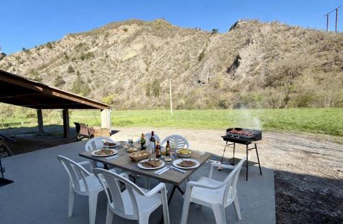 Clamensane House | Studio neuf - Nature & rivière - Terrasse BBQ