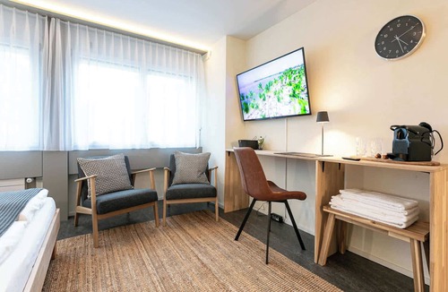 St. Gallen Apartment | Studio noval green (4) with shower (plus kitchen for shared use)