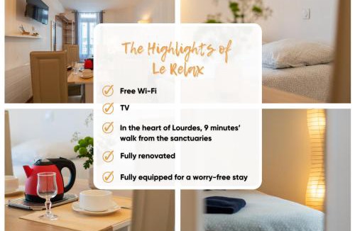 Lourdes Apartment | Studio Relax - 9 min sanctuaires - Rénové & équipé - 3 couchages