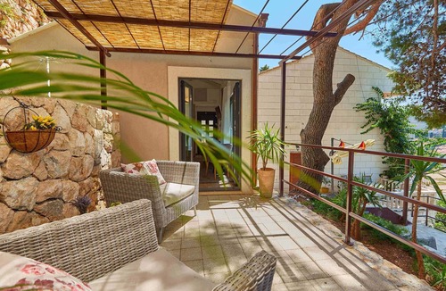 Babin Kuk Apartment | Studio Silva in Lapad with terrace and sea view