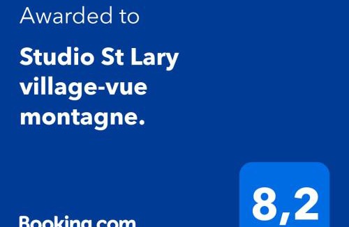 Saint-Lary-Soulan Apartment | Studio St Lary village-vue montagne.