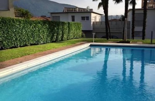 Caslano Apartment | Studio, sunny balcony, heated pool, Apr-Oct