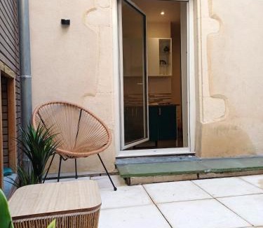 Centre Apartment | Studio Terrasse au coeur de Chalon