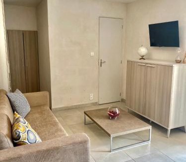 Partinello Apartment | STUDIO TERRASSE VUE MER Clim Wifi Parking