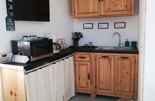 Dragey-Ronthon Apartment | Studio Terre & Mer à Dragey