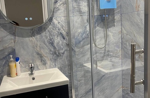 Hackney Downs Apartment | Studio Traditional Private bathroom with shower