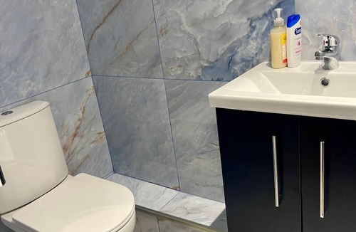 Hackney Downs Apartment | Studio Traditional Private bathroom with shower