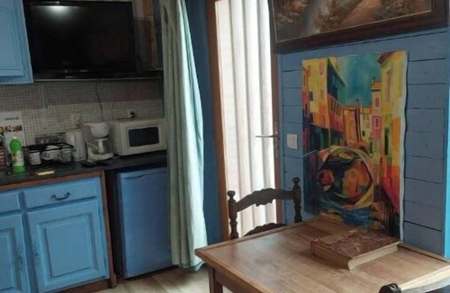 Crasville-la-Mallet Apartment | Studio veranda