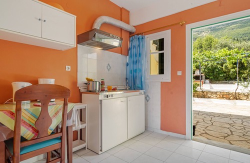 Vathy Apartment | Studio 'Veronis 2' with Sea View, Shared Pool & Wi-Fi