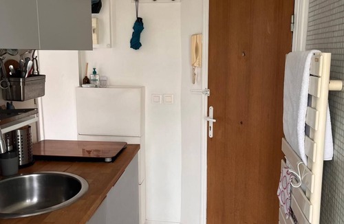 Hopital Saint-Louis Apartment | STUDIO WITH 2 BALCONIES CANAL SAINT MARTIN
