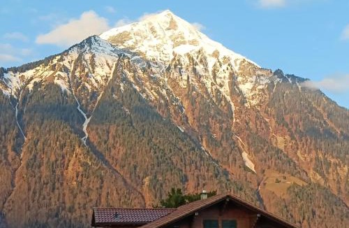 Aeschi bei Spiez Apartment | Studio with balcony, Niesen view & free parking near Interlaken, Thunersee & Blausee