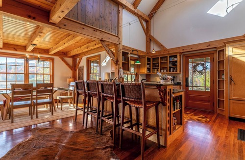 Belmont House | Stunning 3 br Timber Frame Ski Retreat on 6 acres