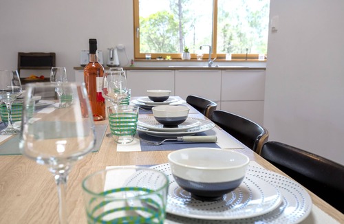 La Teste-de-Buch House | Stunning air-conditioned wooden villa with a heated pool in the Bassin d'Arcachon forest, 10 minutes from the beaches