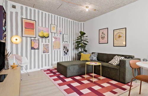 Kjellerup Apartment | Stunning apartment in Kjellerup with kitchen