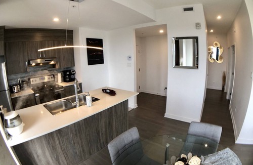 Ahuntsic-Cartierville Condo | Stunning PENTHOUSE Top Floor 2 Bedrooms with breath taking view over Montreal/Laval