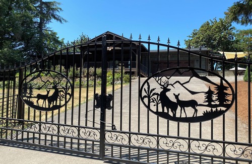 Canby House | Stunning Estate On the River in a State Park with Pool, Swim Spa Horse Corral.