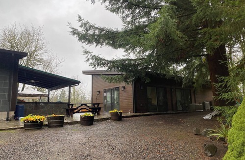Canby House | Stunning Estate On the River in a State Park with Pool, Swim Spa Horse Corral.