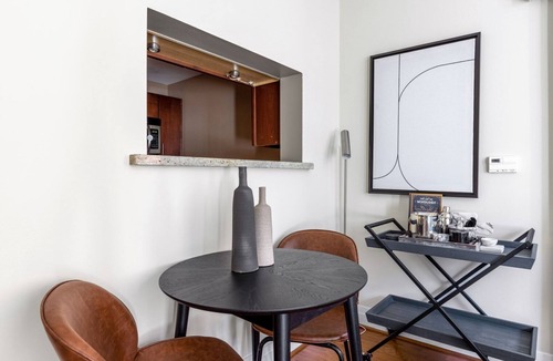 George Washington University Apartment | Stunning Foggy Bottom 1BR w/Gym, walk to GWU, Metro, by Blueground
