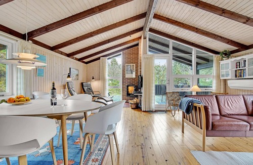 Skram House | Stunning home in ålbæk with sauna