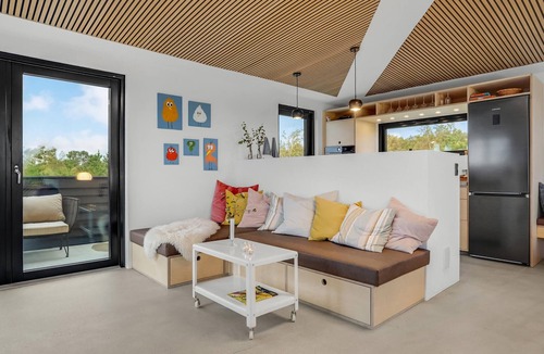 Grena Strand House | Stunning home in Grenaa with sauna