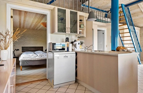 Skødshoved Strand House | Stunning home in Knebel with kitchen
