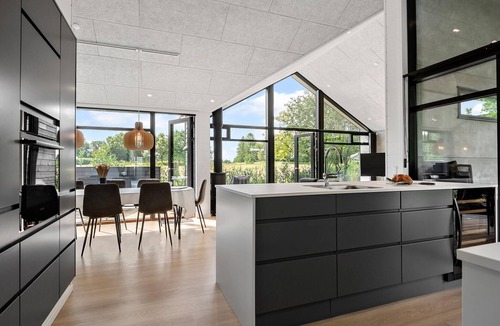 Saksild Strand House | Stunning home in Odder with sauna