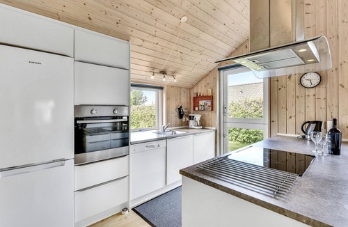 Skaven Strand House | Stunning home in Tarm with sauna