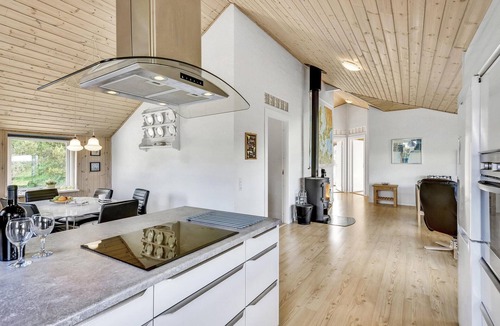 Skaven Strand House | Stunning home in Tarm with sauna