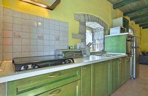 Brecevici House | Stunning home in Tinjan with private swimming pool, can be inside or outside