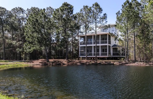 Miramar Beach House | Stunning Home on Golf Course w/Golf Cart & Beach Access