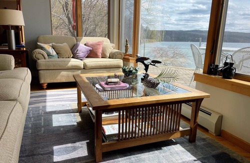 Town of Jerusalem House | Stunning Home with 150-Foot Beachfront in Finger Lakes