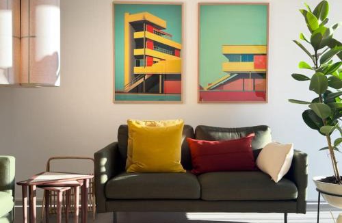 Amager Apartment | Stunning Industrial-Style Loft by the Canals
