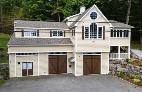 Moultonborough House | Stunning lakefront hideaway with water view, beach access & dock