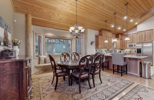 Sierra Tract House | Stunning Large Custom Family Home with Fireplace, Yard, Spa, Views, EV Car Charger