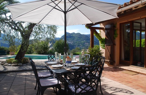 La Roquette-sur-Var Villa | Stunning Mountain Views with a Secluded Private Pool