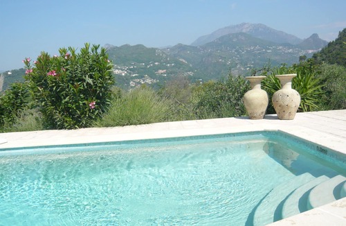 La Roquette-sur-Var Villa | Stunning Mountain Views with a Secluded Private Pool