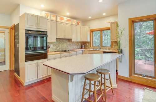 Monroe House | Stunning Monroe Home w/ Sunroom & Deck!