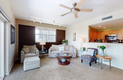Central Beach Condo | Stunning ocean-facing condo with intercoastal views & balcony -1 block to beach