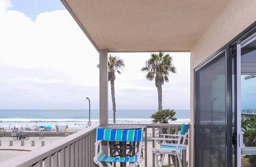 Pacific Beach Condo | Stunning Oceanfront 2 BR with Panoramic Ocean and Beach Views!