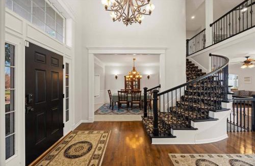 Overland Park House | Stunning private villa pond theater