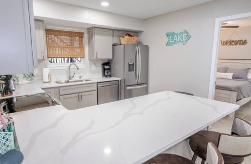 Lake Ozark Condo | Stunning Renovated 3BR Condo w/Huge Deck & the Best Open-Water View on the Lake