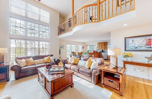 Westport House | Stunning riverfront gem with private dock, gourmet kitchen, and firepit