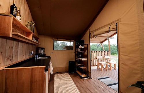 San Saba House | Stunning Safari Tent with Great Sights in San Saba, Texas