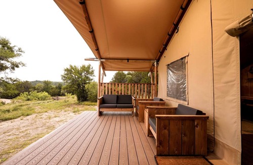 San Saba House | Stunning Safari Tent with Great Sights in San Saba, Texas