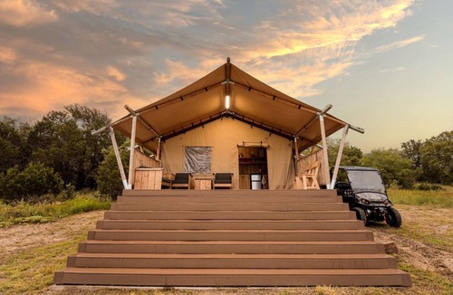 San Saba House | Stunning Safari Tent with Great Sights in San Saba, Texas