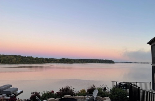 Greensboro Apartment | STUNNING SUNSETS! LAKEFRONT 2 BR/2BA apartment w/dock, pavilion and fire pit