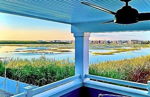 Sea Isle City House | Stunning Townhome, Private Elevator, Expansive Bay Views!