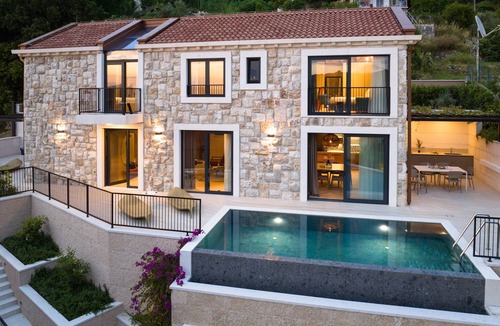Slano Villa | Stunning two-story modern villa nestled by the seaside